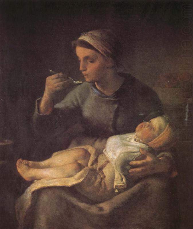 Jean Francois Millet Woman feeding the children china oil painting image